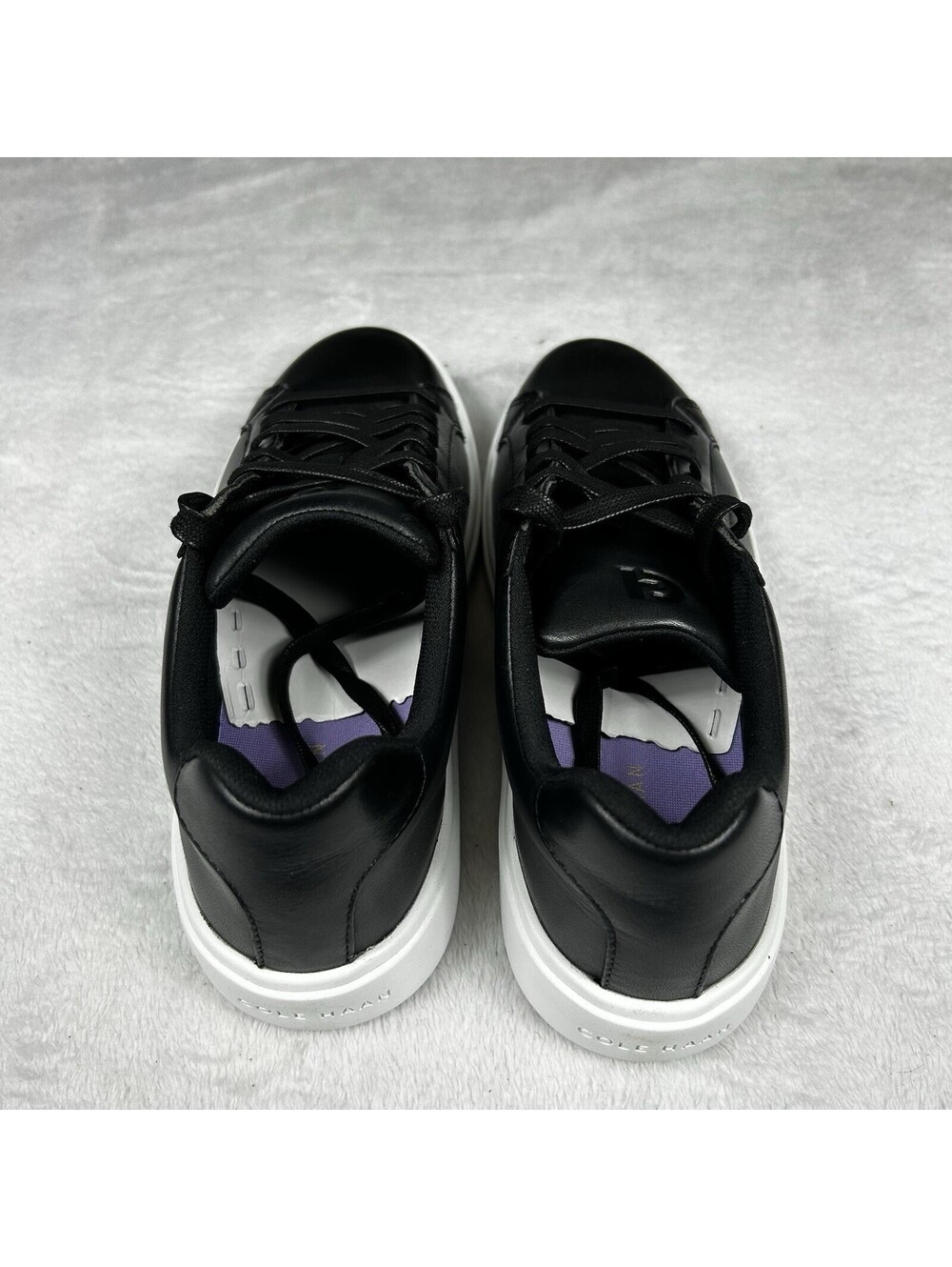 Cole Haan Womens Grand Crosscourt Daily Sneaker Size 8.5B Black White W26650 New - Picture 7 of 10